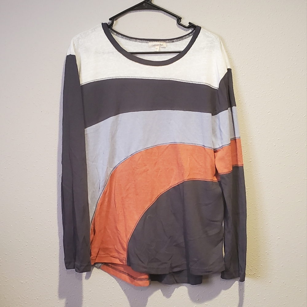 Cotton Bleu long sleeve tee